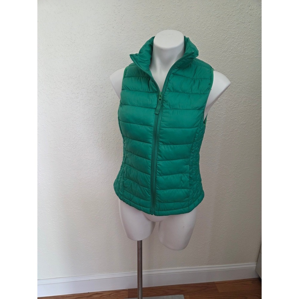 Love Tree Womens Ultra Light Packable Puffer Vest Green Small V5001